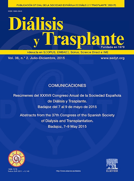 Go to journal home page - Diálisis y Trasplante